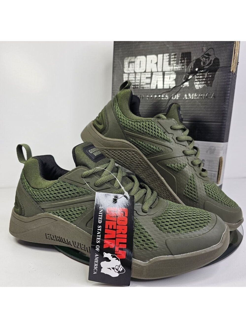 Gorilla Wear Workout Gym Shoes Tags On Unisex US 6.5 Men, US 8 Women With Box